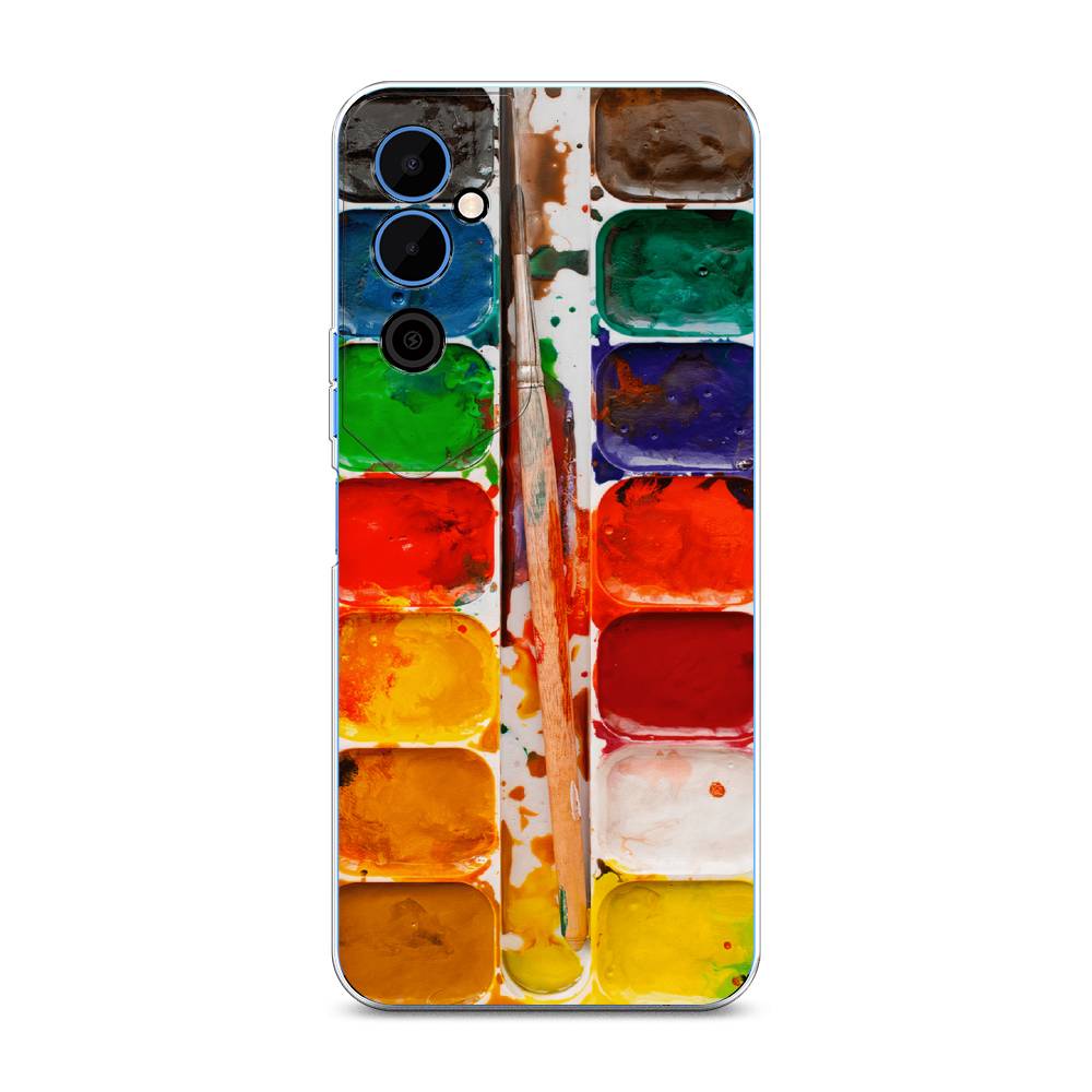 

Чехол на Tecno Pova Neo 2 "Акварель", Красный;желтый;синий, 302450-4