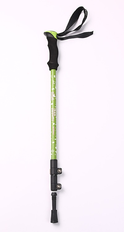 Палки туристические для ходьбы Team Jaunty 6-3JWS (Пара), цвет зеленый