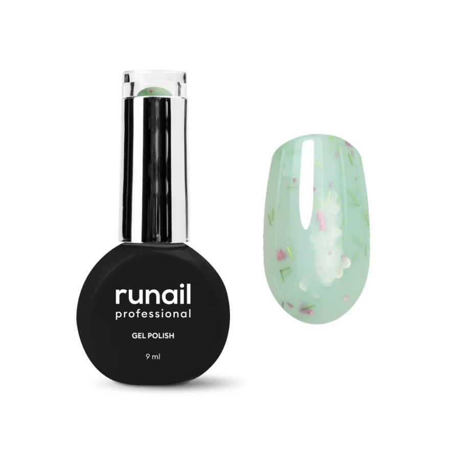 Гель-лак Runail Flower dress №8778 9 мл гель runail professional uv камуфлирующий лавандовый туман 15 г