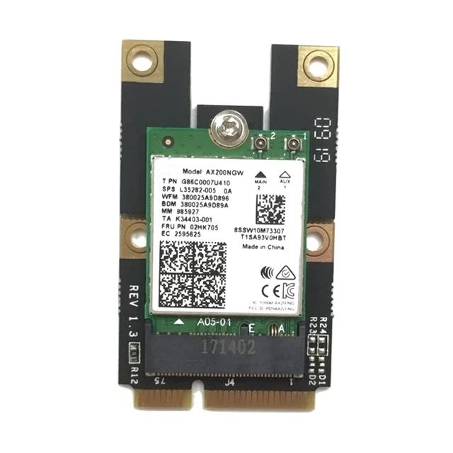 

Приемник Wi-Fi NoBrand M.2 802.11ax; 802.11ac