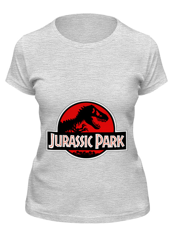 

Футболка женская Printio Jurassic park серая 2XL, Jurassic park