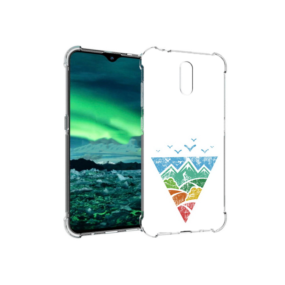 

Чехол MyPads Tocco для Nokia 2.3 Лес земля море чайки (PT142254.97.105), Прозрачный, Tocco
