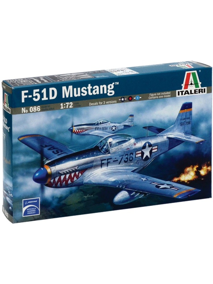 

Истребель Italeri F-51D Mustang 1/72