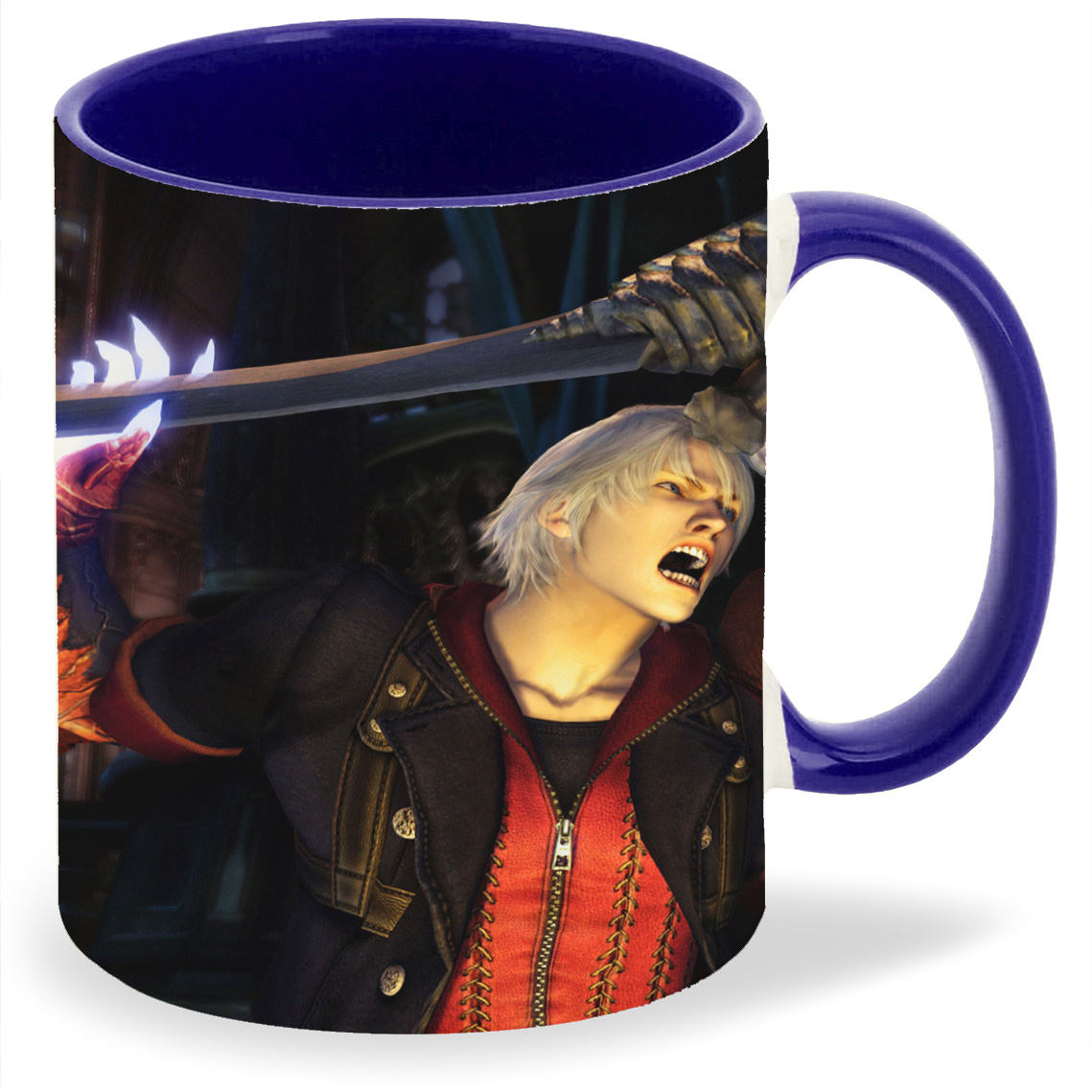 

Кружка CoolPodarok devil may cry 4 Оскал Улыбка, devil may cry 4 Оскал Улыбка
