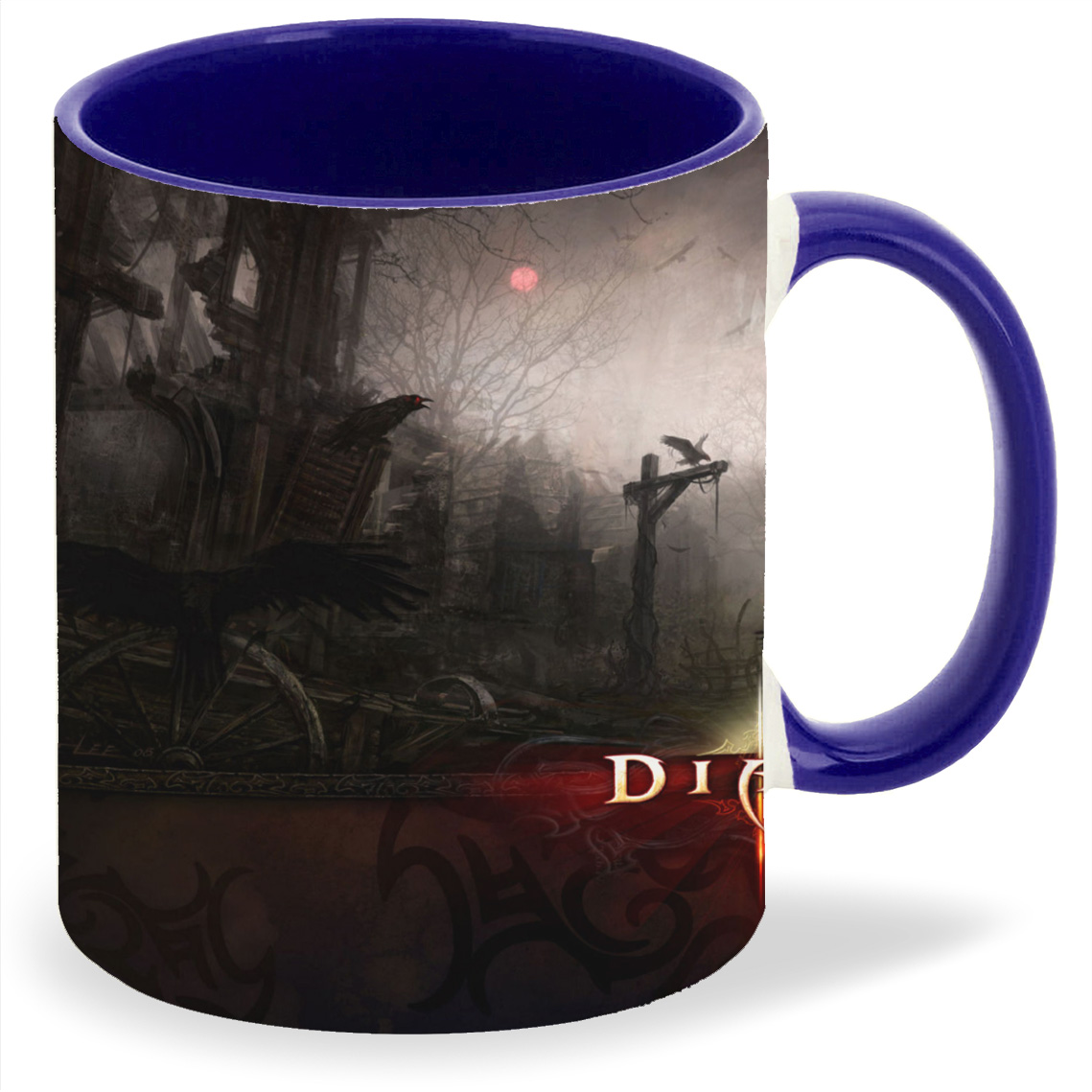 

Кружка CoolPodarok Diablo 3 Вороны Виселица, Diablo 3 Вороны Виселица