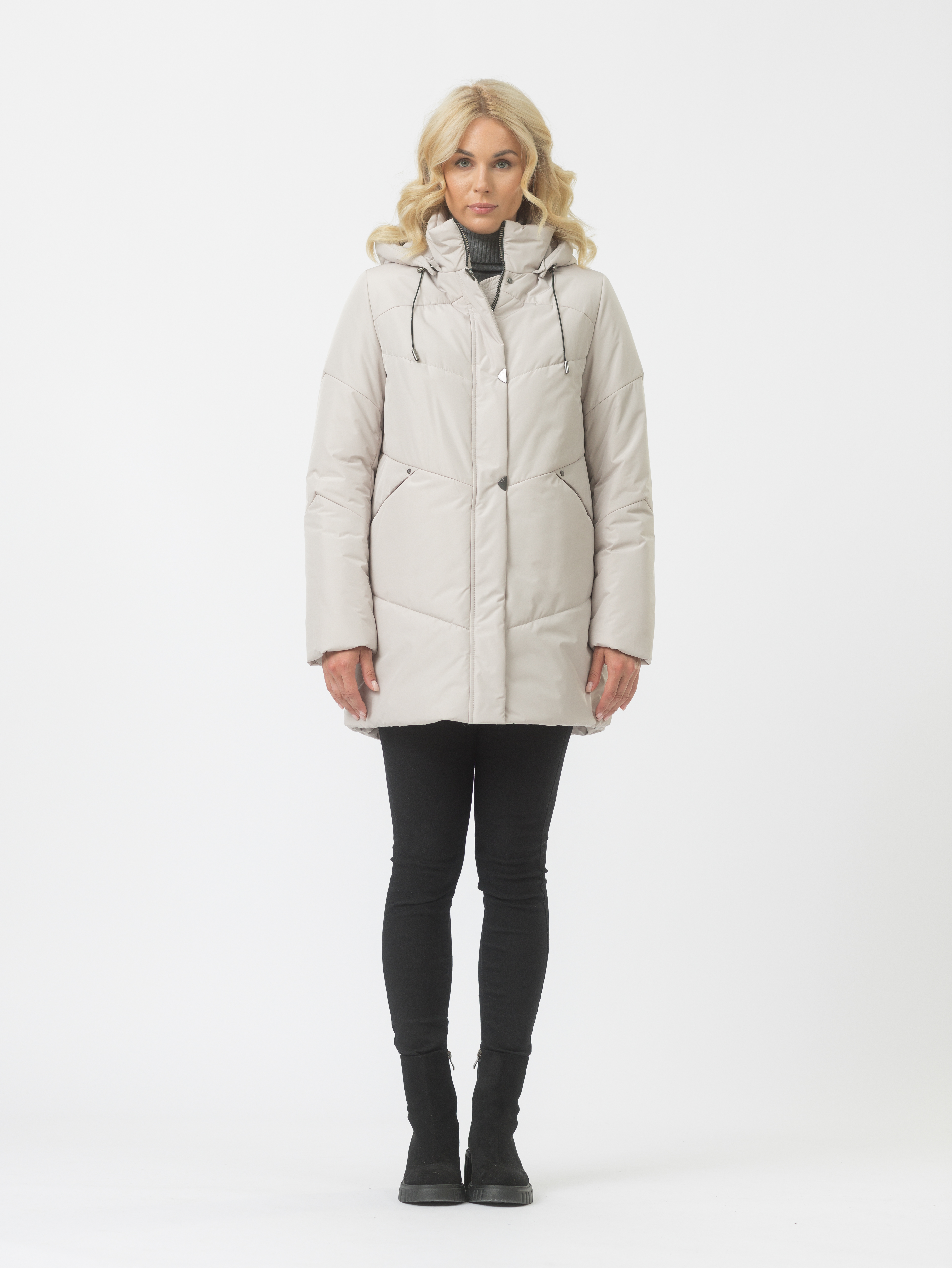 

Куртка женская Maritta 30-3018-10 бежевая 38 EU, Бежевый, 30-3018-10