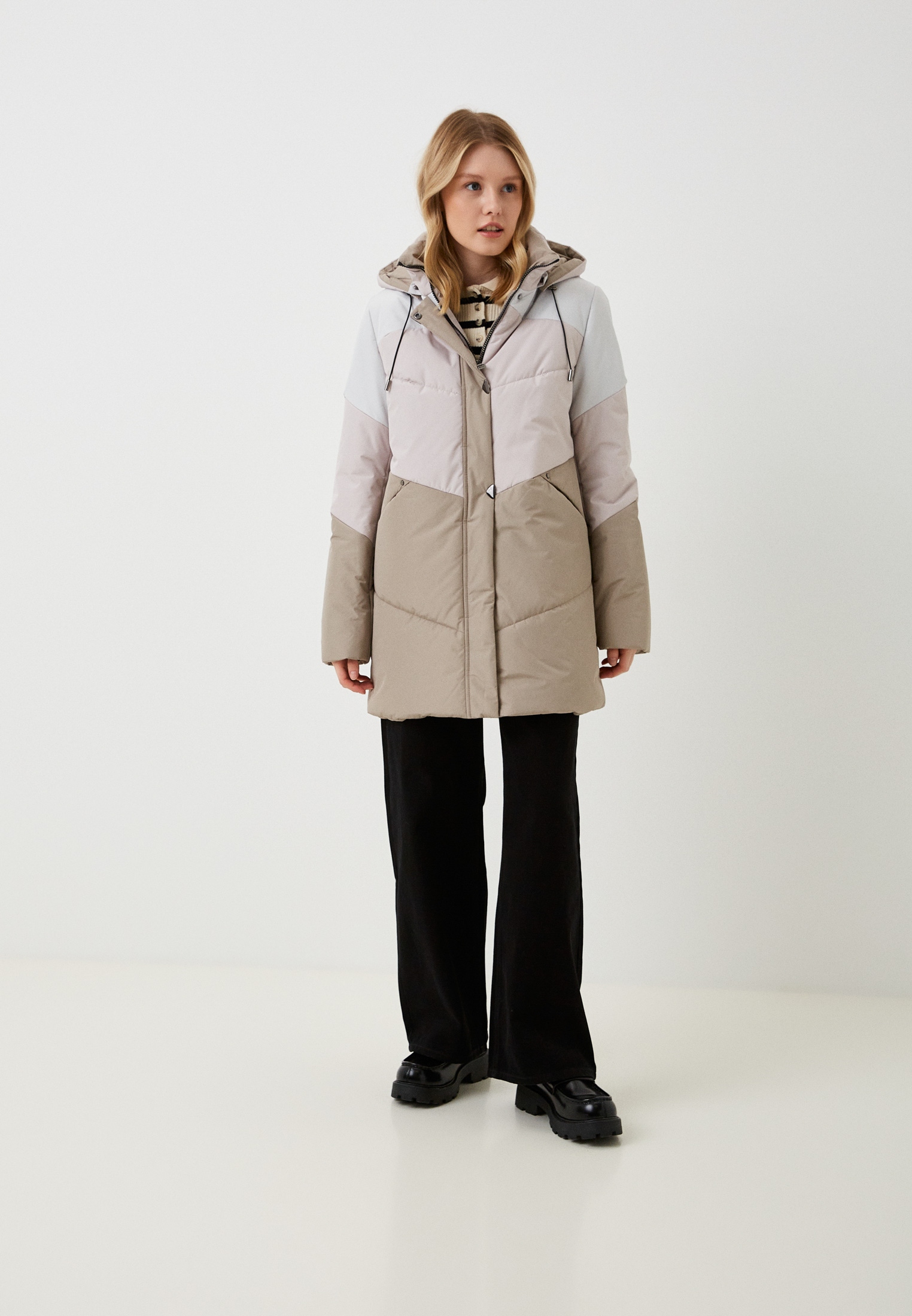 

Куртка женская Maritta 30-3018-10 бежевая 36 EU, Бежевый, 30-3018-10