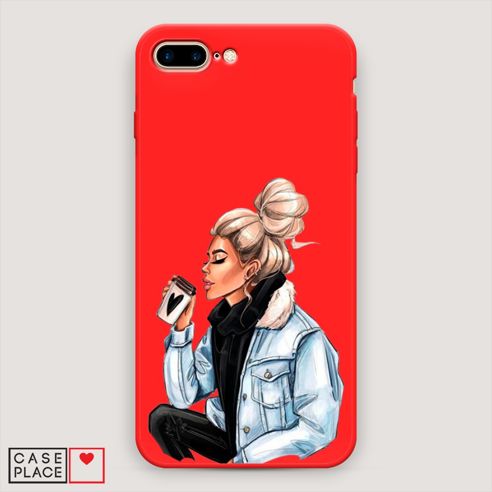 

Чехол Awog на Apple iPhone 7 Plus / Айфон 7 Plus "Cute girl", Разноцветный, 10753-1