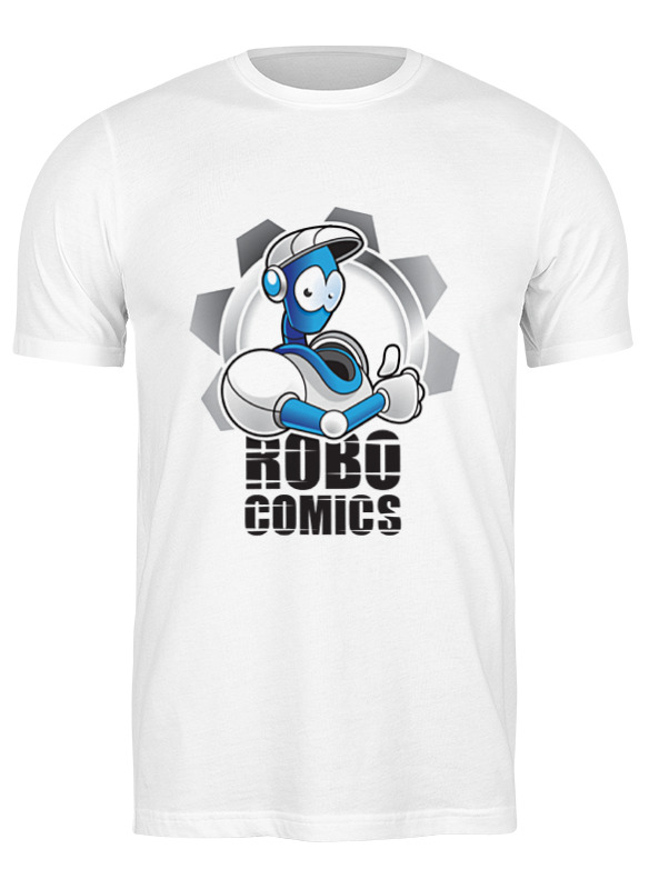 

Футболка мужская Printio Символ robocomics белая L, Белый, Символ robocomics