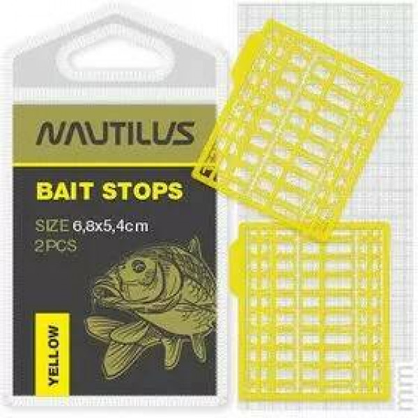 

Стопор Nautilus Bait Stops Small Yellow, Желтый, 00-00033025
