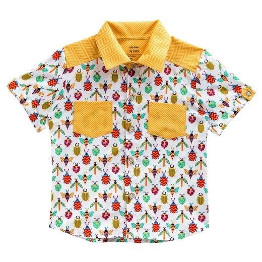 Рубашка детская hobo-hobo 37S20179801, желтый, 98