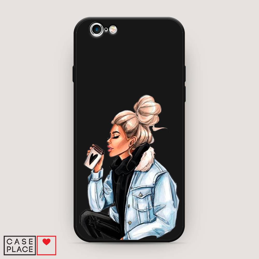 

Чехол Awog на Apple iPhone 6S / Айфон 6S "Cute girl", Разноцветный, 0104S52-1