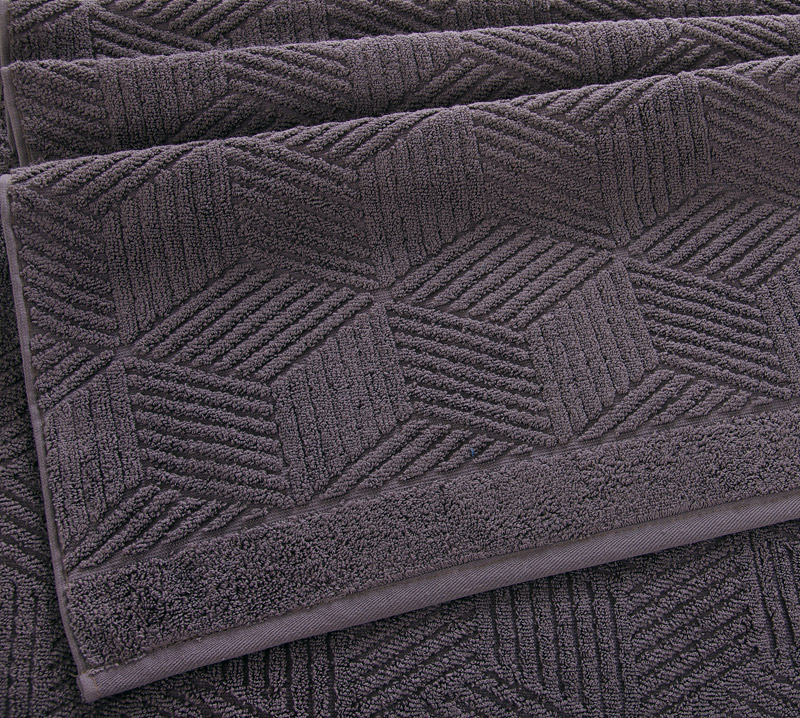 Полотенце махровое Уэльс серый шато 70х140