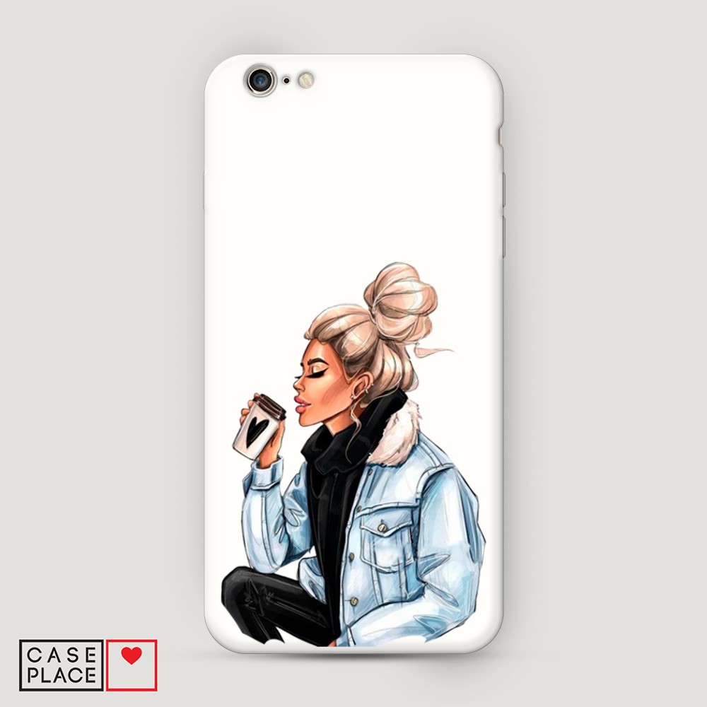 

Чехол Awog на Apple iPhone 6 Plus / Айфон 6 Plus "Cute girl", Разноцветный, 10557-1