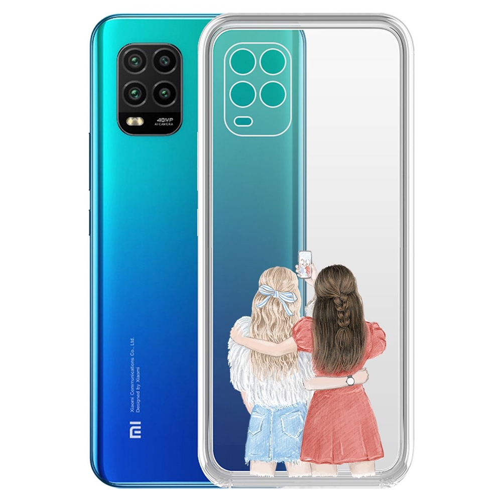 

Чехол-накладка Krutoff Clear Case Лучшие подруги для Xiaomi Mi 10 Lite