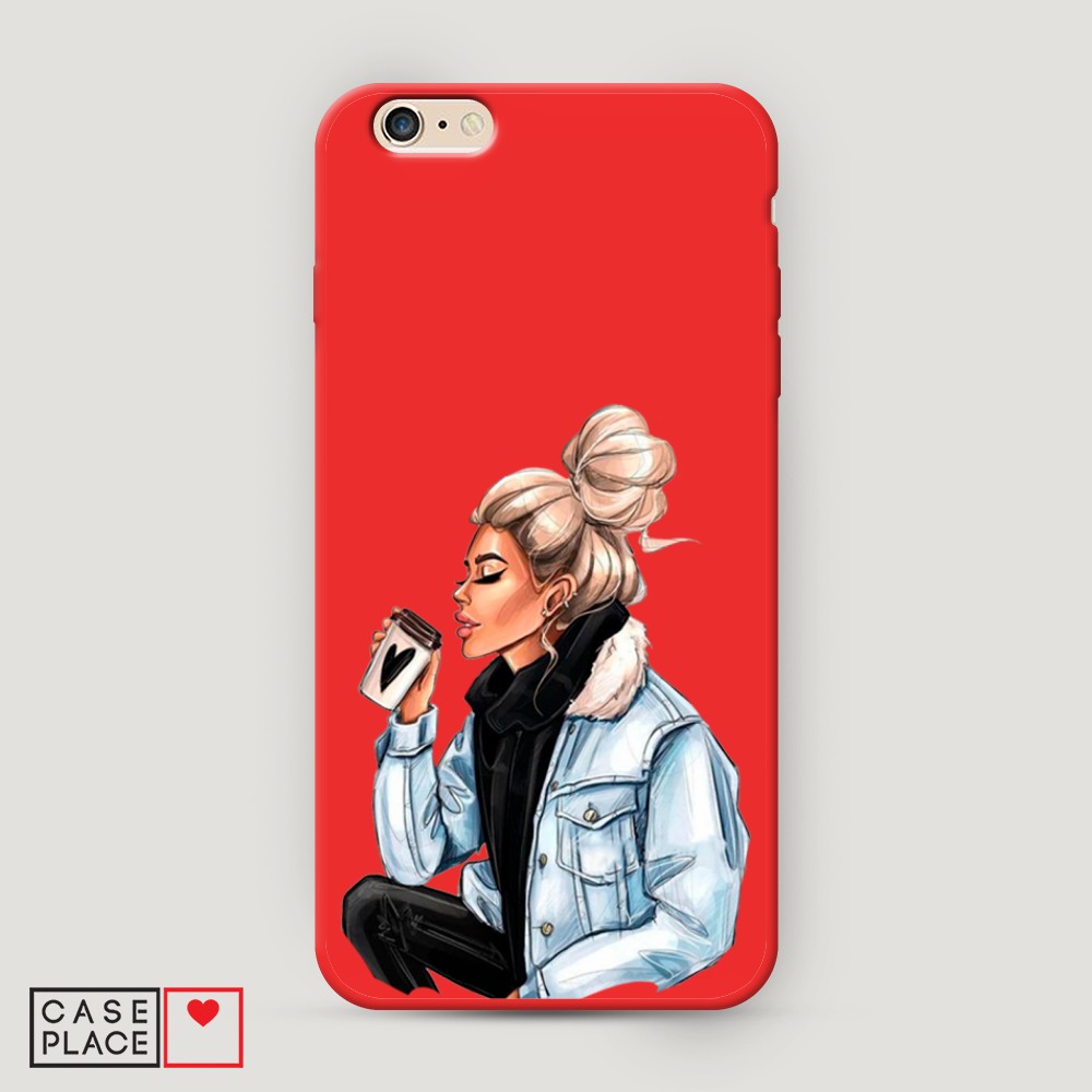 

Чехол Awog на Apple iPhone 6 Plus / Айфон 6 Plus "Cute girl", Разноцветный, 10553-1