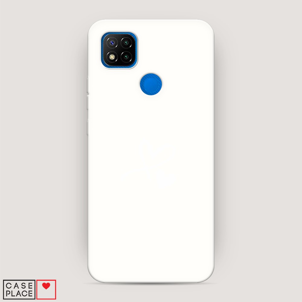 

Матовый силиконовый чехол "Сердечко минимализм" на Xiaomi Redmi 9C, 39057-1