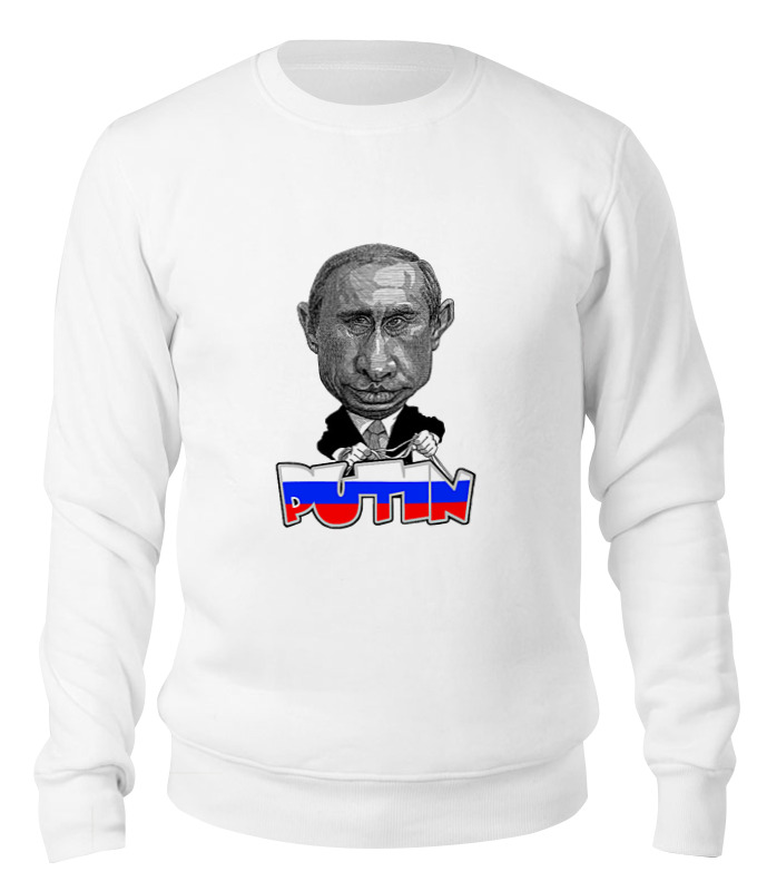 

Свитшот унисекс Printio Putin белый XL, Putin