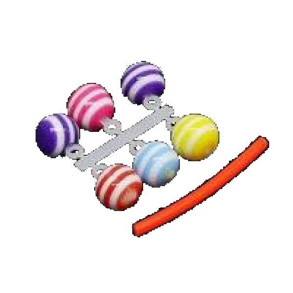 

Микро-бис Levsha Шар 6 мм. 061931 арбузы в ассортименте 6 шт., 00-00025969
