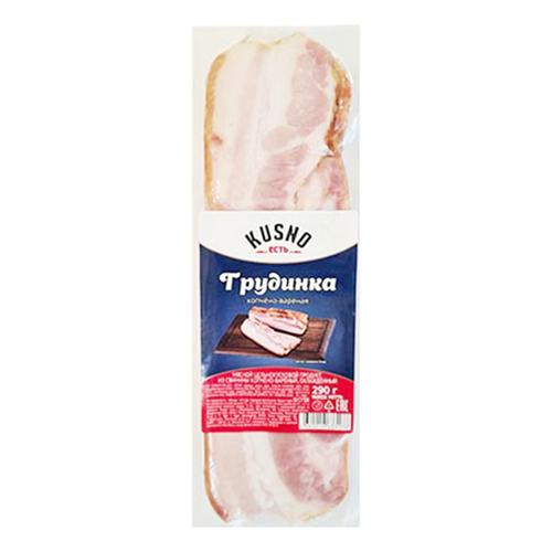 

Грудинка копчено-вареная Кусно есть 290 г