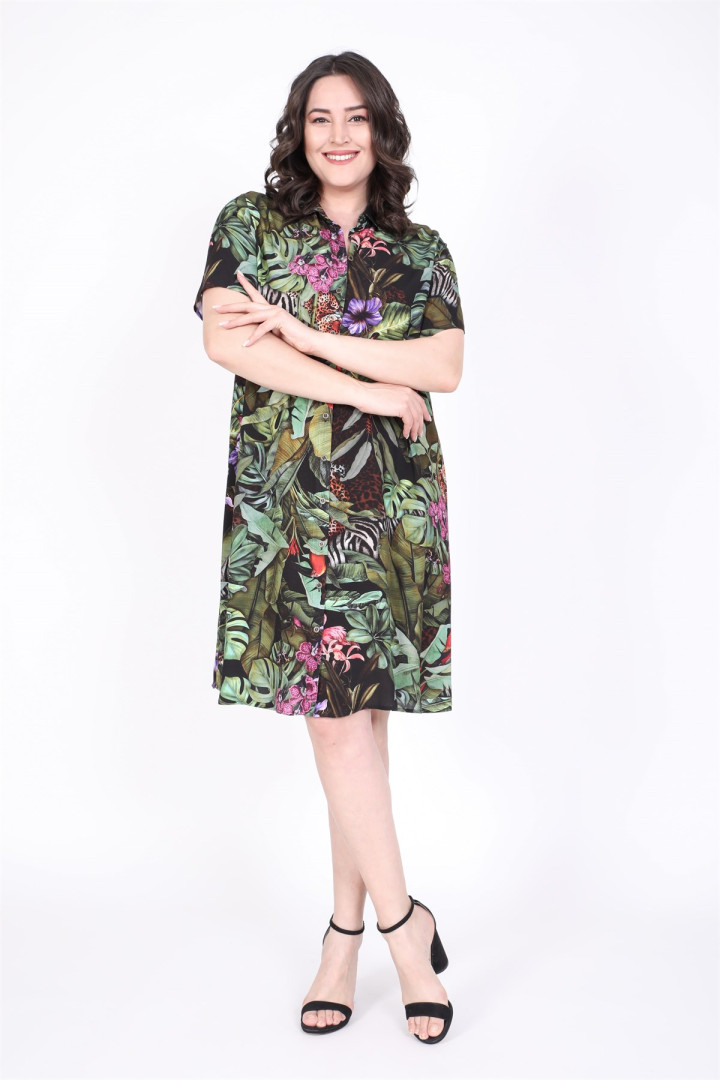

Платье женское My Line Moda 754 разноцветное 50 RU (товары доставляются из-за рубежа), Разноцветный, 754