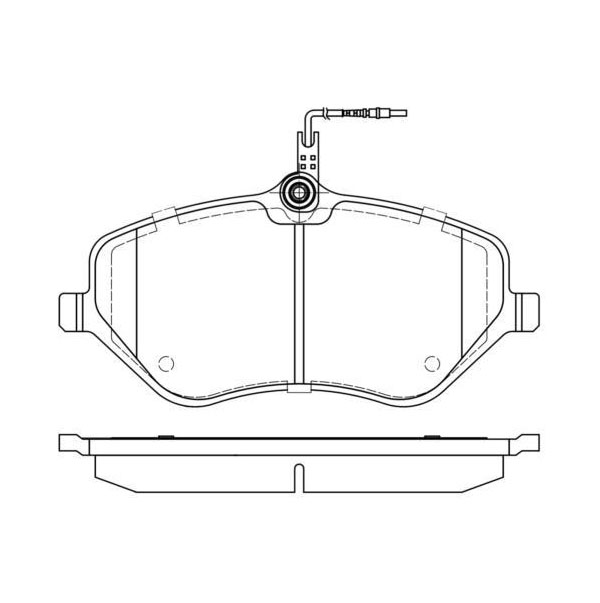 

Тормозные колодки CWORKS C11CR1075