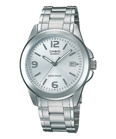 фото Наручные часы мужские casio mtp-1215a-7a серебристые