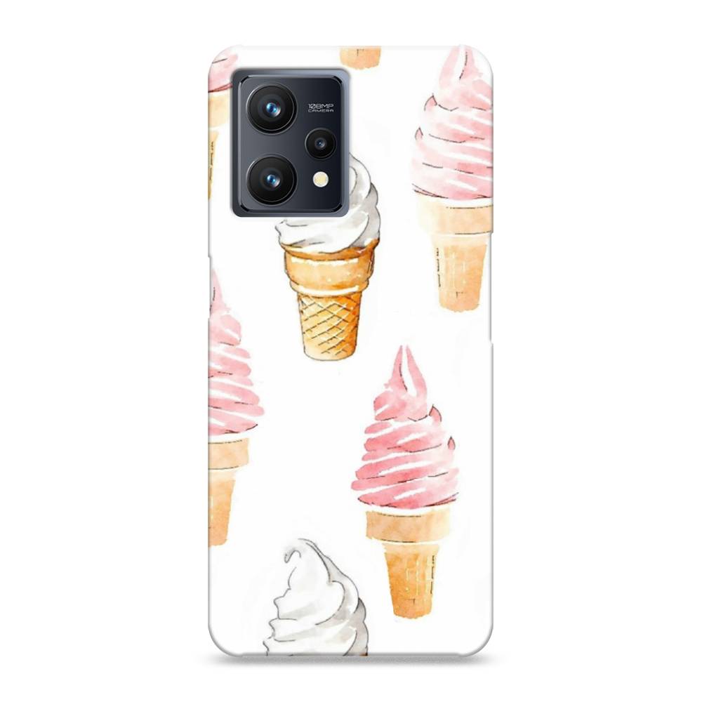 

Пластиковый чехол "Нарисованное мороженое" на Realme 9 Pro Plus, 258720-7