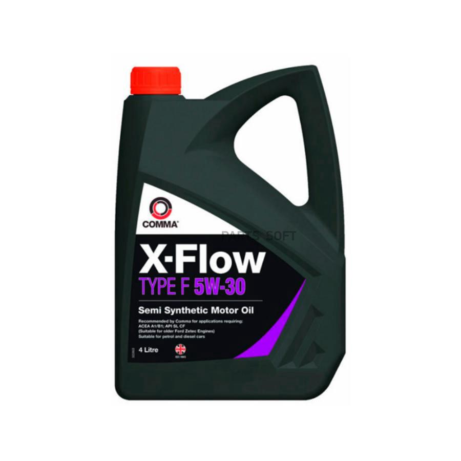 Моторное масло Comma полусинтетическое XFLOW TYPE F 5W30 5л