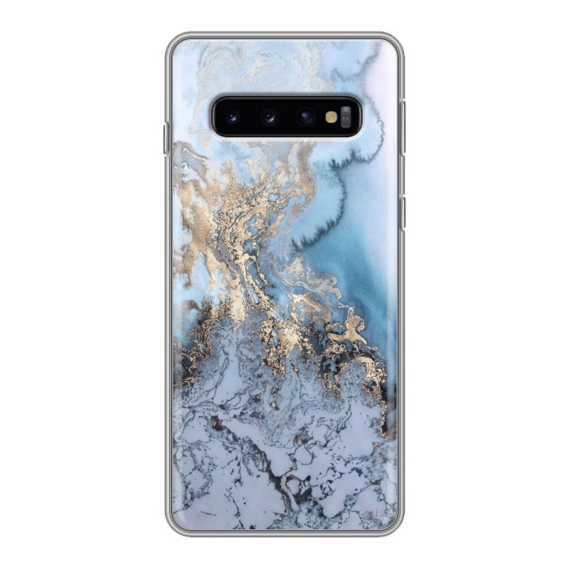 фото Чехол для samsung galaxy s10 (sm-g973) с рисунком и защитой камеры 100gadgets