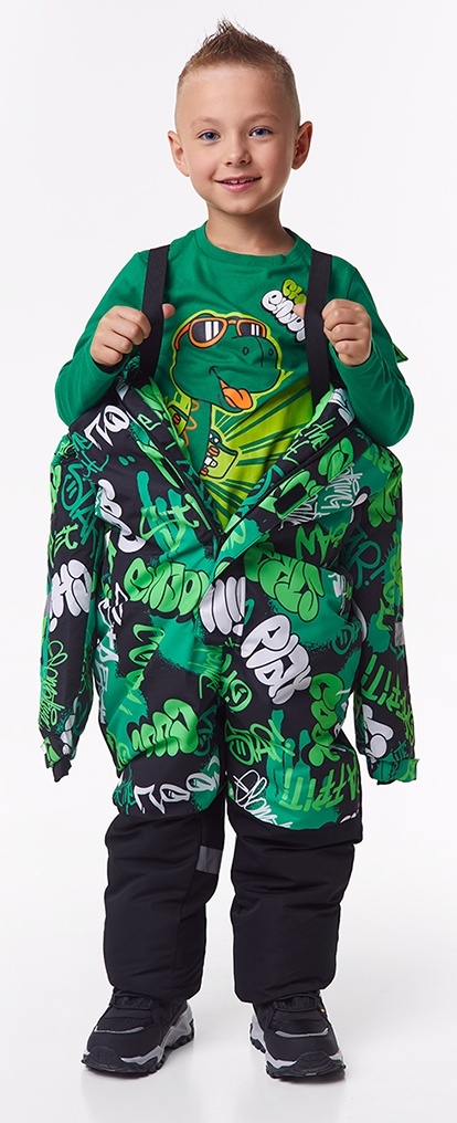 

Комбинезон детский Kari Kids AW24C372, зеленый- черный, 92, 236068