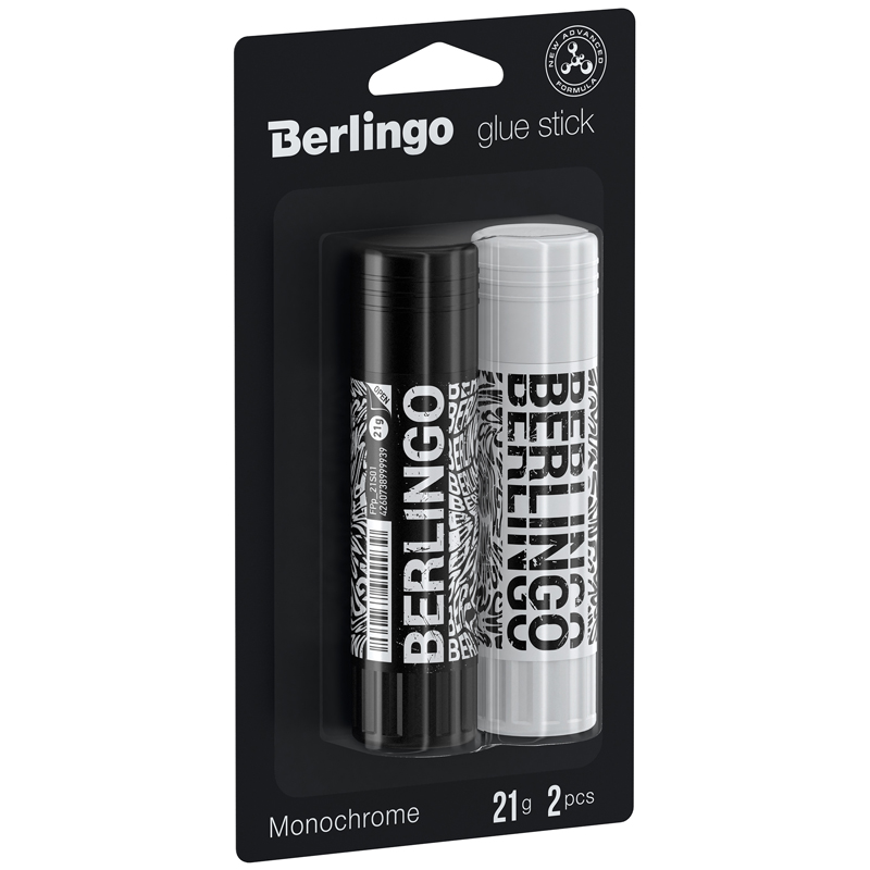 

Клей-карандаш Berlingo Monochrome, 21г, блистер, 2шт (FPp_21S01_2)