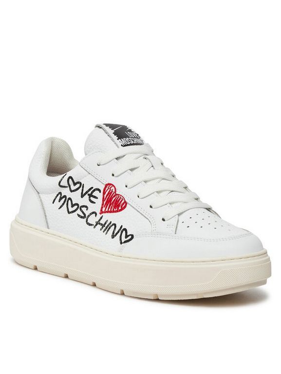 

Кеды женские Love Moschino JA15224G1IJCA10A белые 40 EU, Белый, JA15224G1IJCA10A
