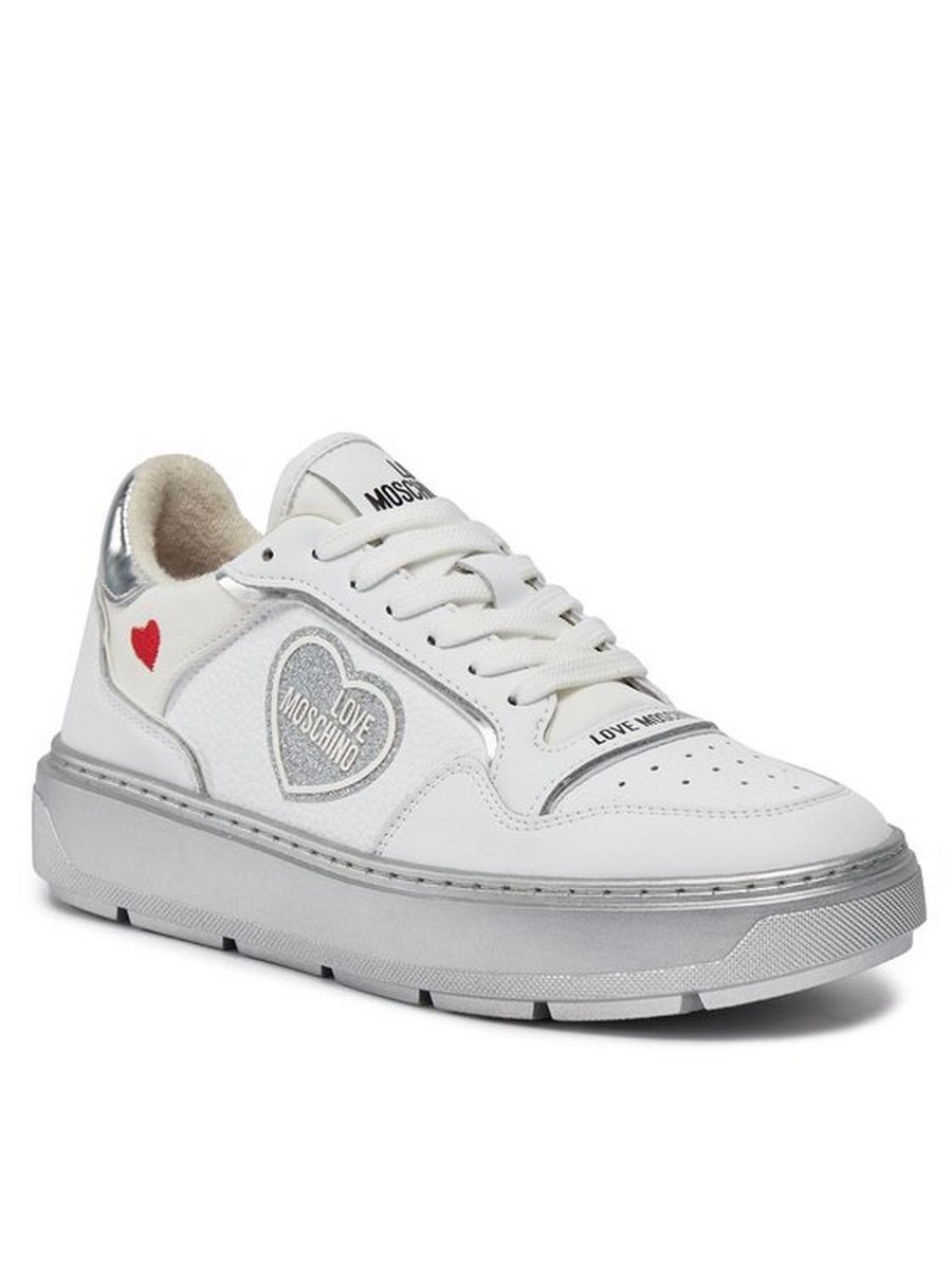 

Кроссовки женские Love Moschino JA15204G1IJC290B белые 39 EU, Белый, JA15204G1IJC290B