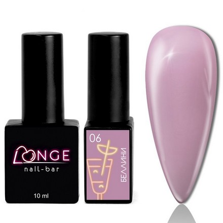 

Гель-лак LONGE nail-bar Беллини №06