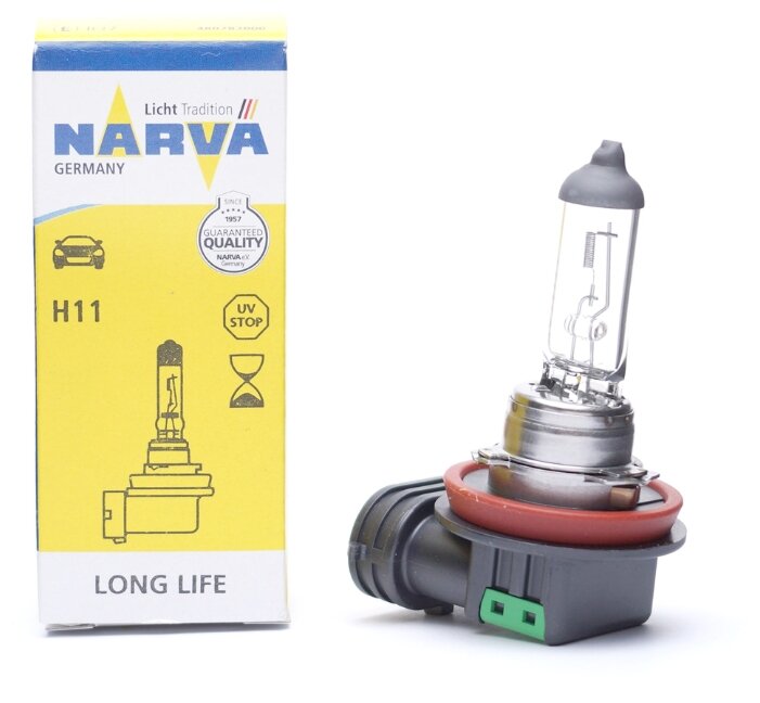 

NARVA 48078LL Лампа галогенная H11 12V 55W PGJ19-2 Повышенный срок службы 1шт