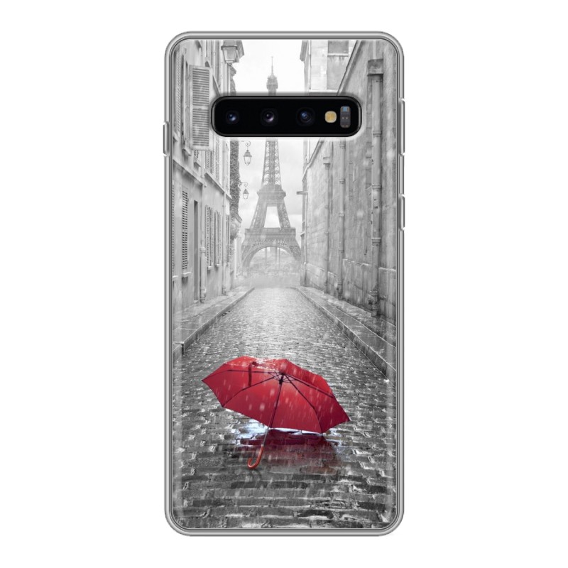 фото Чехол для samsung galaxy s10 (sm-g973) с рисунком и защитой камеры 100gadgets
