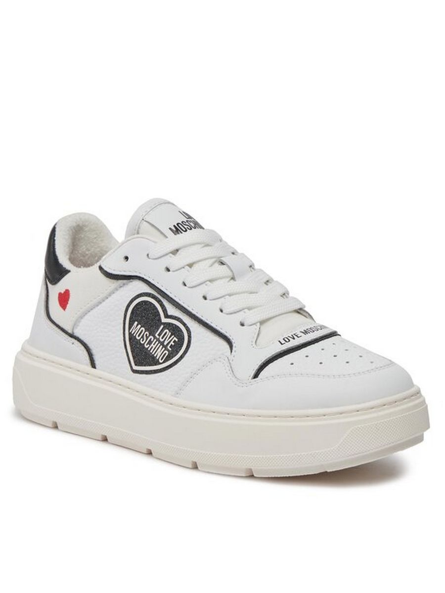 

Кроссовки женские Love Moschino JA15204G1IJC110A белые 39 EU, Белый, JA15204G1IJC110A