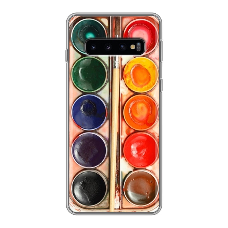 

Чехол для Samsung Galaxy S10 (SM-G973) с рисунком и защитой камеры, 64373