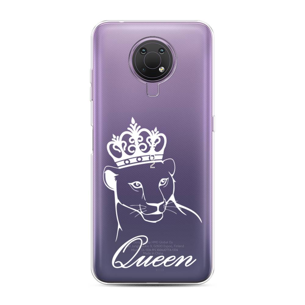 

Чехол Awog на Nokia G10 / Нокиа G10 "Львица королева", Бежевый;прозрачный, 124050-7
