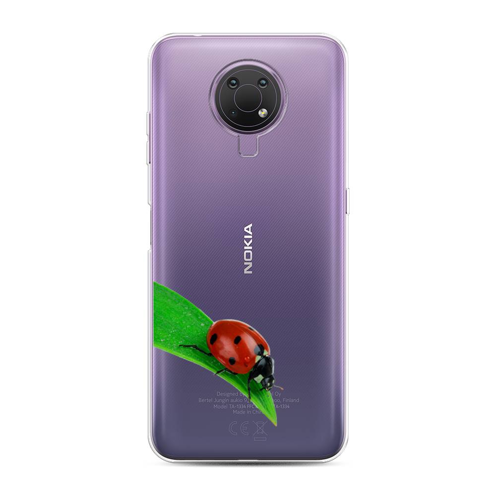 

Чехол Awog на Nokia G10 / Нокиа G10 "На счастье", Белый;красный;зеленый, 124050-1