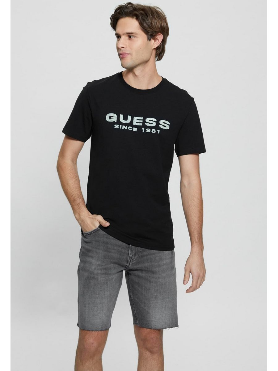 

Футболка мужская Guess GU122O1A4 черная S, Черный, GU122O1A4