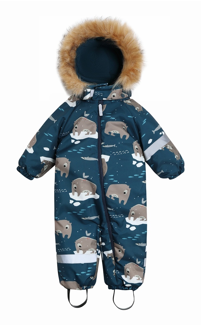 

Комбинезон детский Kari Baby AW24B231, темно-зеленый, 80, 236058