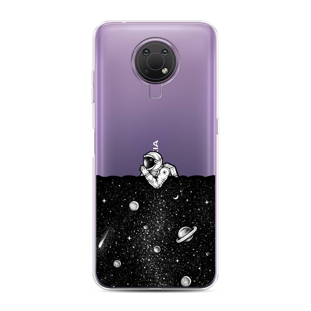 

Чехол Awog на Nokia G10 / Нокиа G10 "Космический сон", Серый, 124050-4