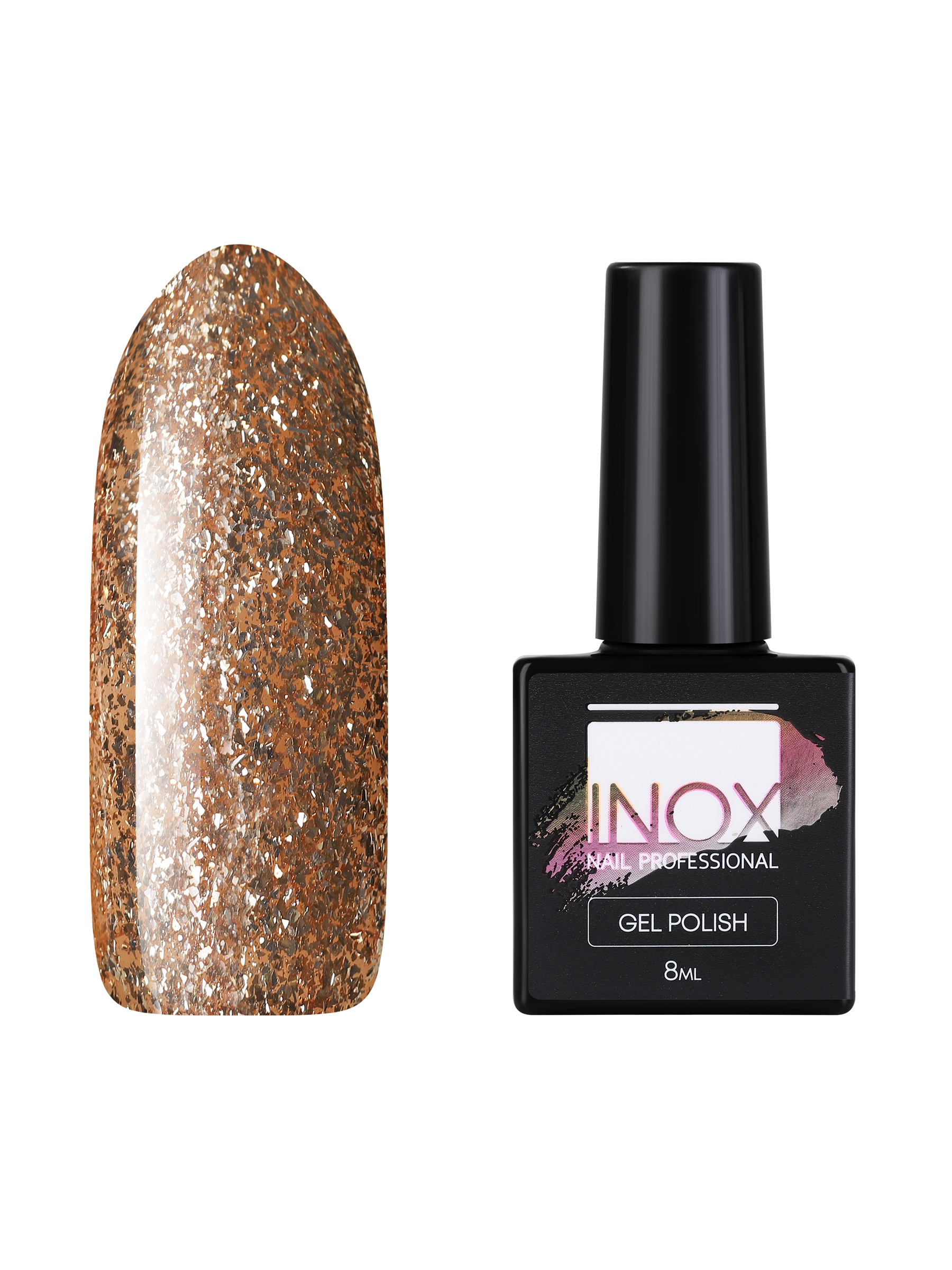

Гель-лак INOX nail professional №133 Благородный
