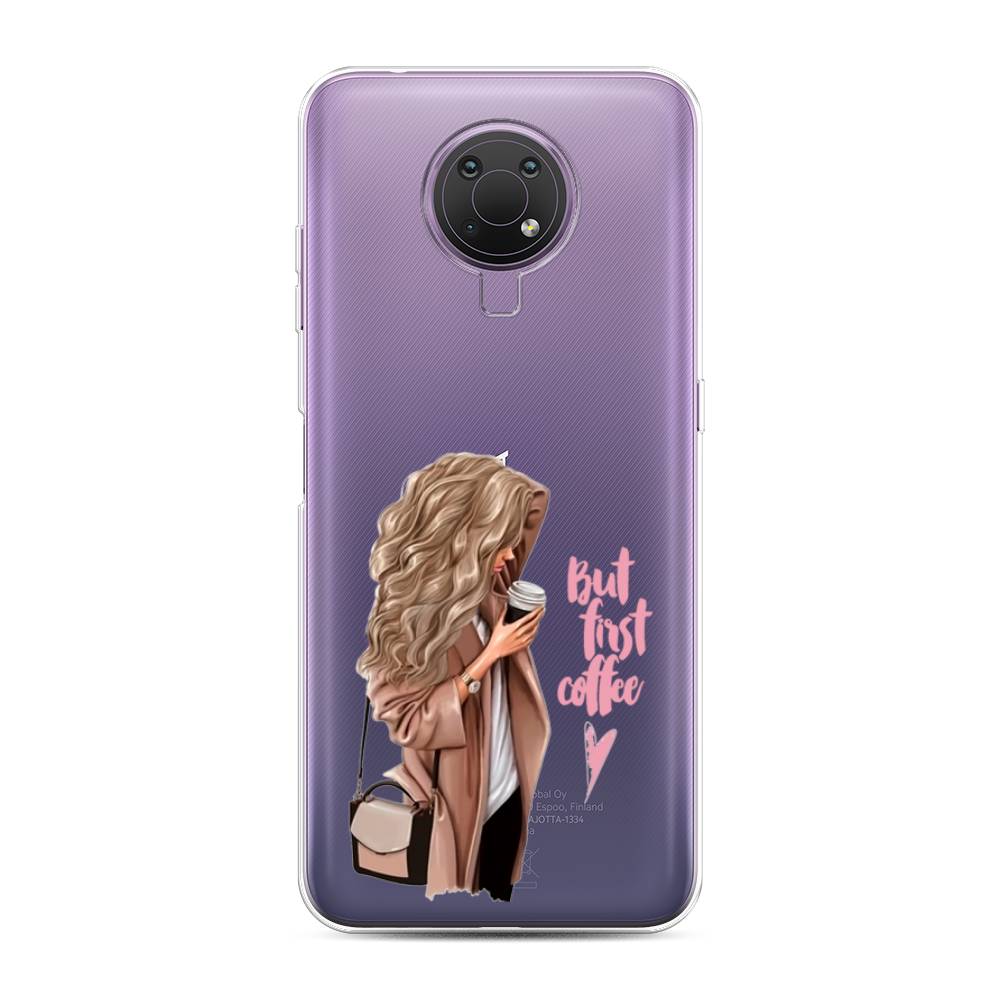 

Чехол Awog "Девушка с кофе" для Nokia G10