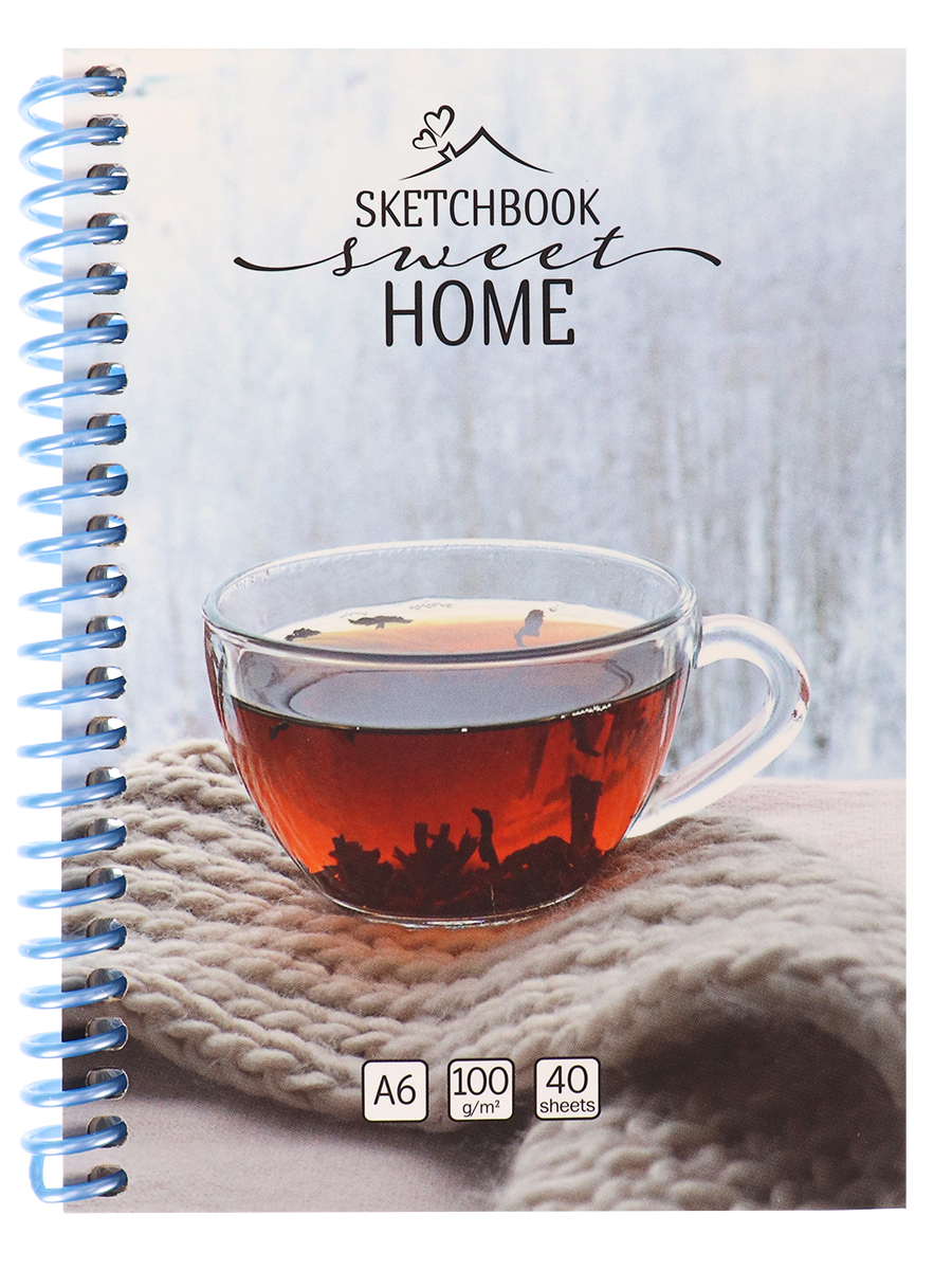 

Скетчбук Миленд 40л А6 Soft Touch Sweet Home Tea, 1694772