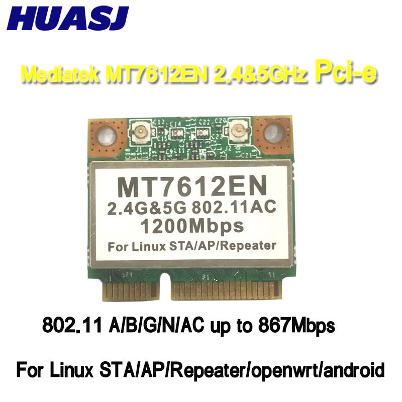 

Приемник Wi-Fi NoBrand для компьютера Mini PCI-e 802.11ac, Зеленый;белый