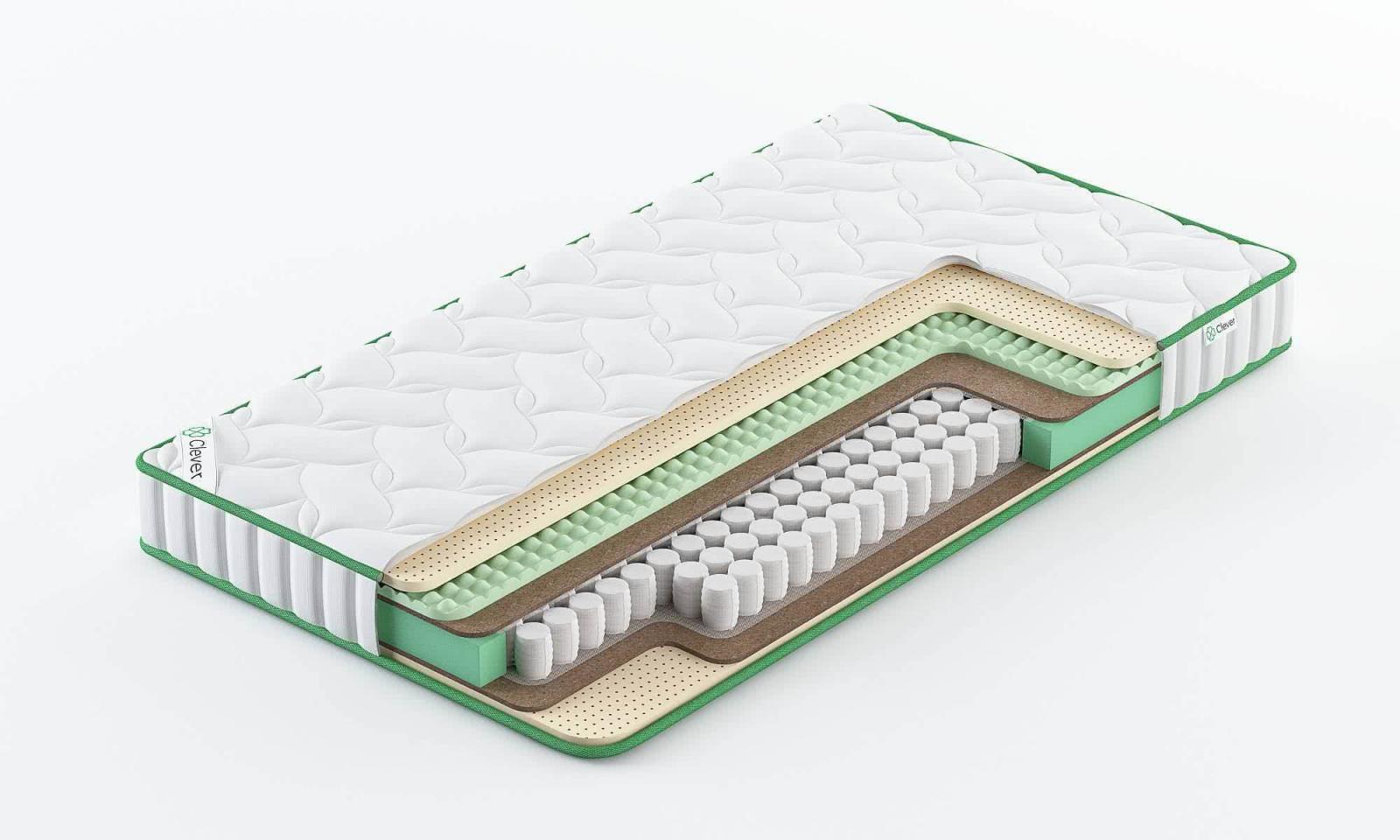 

Матрас Clever Perfect Slim 105x200, Белый, Perfect Slim