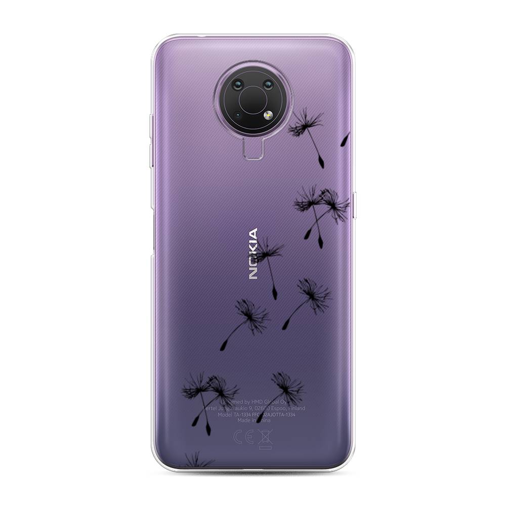 

Чехол Awog на Nokia G10 / Нокиа G10 "Летящие одуванчики", Черный, 124050-8